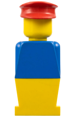 old023 - LEGOLAND - Blue Torso, Yellow Legs, Red Hat