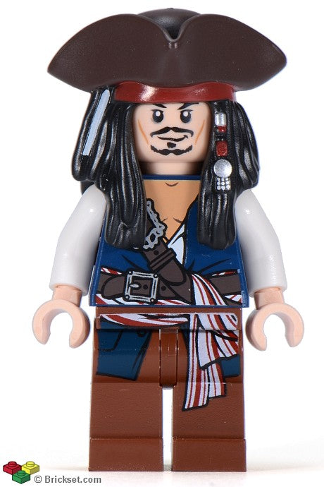 poc024 - Captain Jack Sparrow with Tricorne and Blue Vest