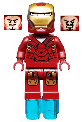sh0015 - Iron Man - Mark 6 Armor, Small Helmet Visor, Foot Repulsors