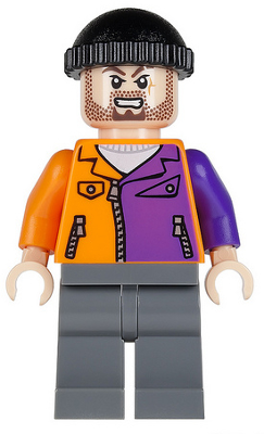 sh0021 - Two-Face's Henchman, Orange and Purple - Beard