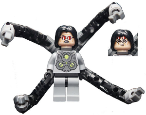 sh0040 - Dr. Octopus (Otto Octavius) / Doc Ock - Light Bluish Gray Suit, Mechanical Arms