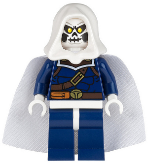 sh0100 - Taskmaster - White Cape and Hood