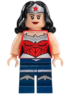 sh0150 - Wonder Woman - Silver Tiara, Dark Blue Legs