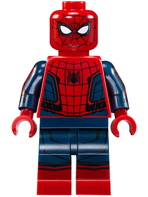 sh0420 - Spider-Man - Black Web Pattern, Red Torso Small Vest, Red Boots