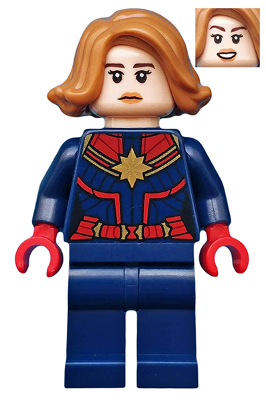 sh0555 - Captain Marvel (Carol Danvers) - Medium Nougat Hair