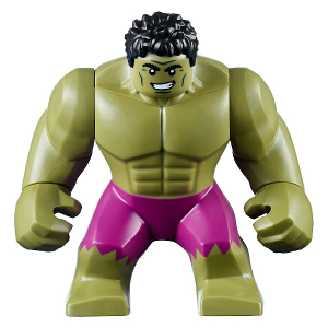sh0643 - Hulk - Giant, Magenta Pants, Black Hair