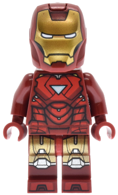 sh1015 - Iron Man - Mark 6 Armor, Large Helmet Visor, Light Nougat Head