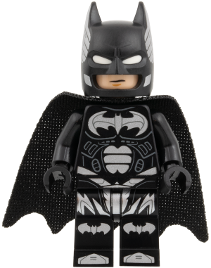 sh1119 - Batman - Black Suit with Silver Bats and Trim
