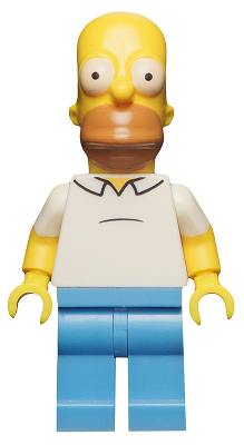 sim007 - Homer Simpson, The Simpsons, Series 1 (Minifigure Only without Stand and Accessories)