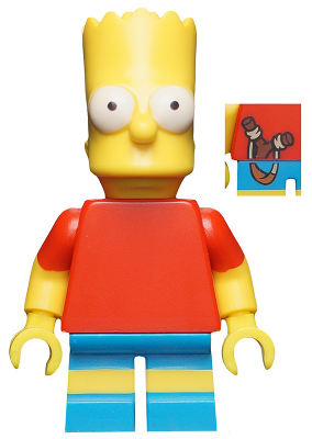sim008 - Bart Simpson, The Simpsons, Series 1 (Minifigure Only without Stand and Accessories)