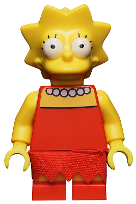sim010 - Lisa Simpson, The Simpsons, Series 1 (Minifigure Only without Stand and Accessories)