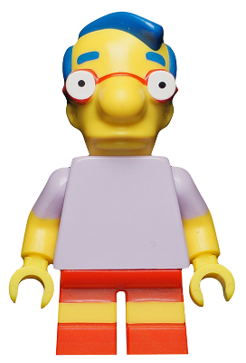sim015 - Milhouse Van Houten, The Simpsons, Series 1 (Minifigure Only without Stand and Accessories)