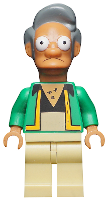 sim017 - Apu Nahasapeemapetilon, The Simpsons, Series 1 (Minifigure Only without Stand and Accessories)