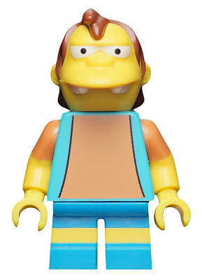 sim018 - Nelson Muntz, The Simpsons, Series 1 (Minifigure Only without Stand and Accessories)