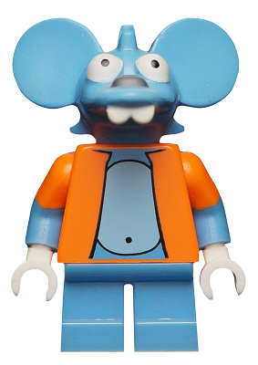 sim019 - Itchy, The Simpsons, Series 1 (Minifigure Only without Stand and Accessories)