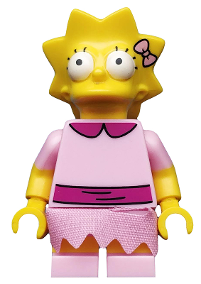sim030 - Lisa, The Simpsons, Series 2 (Minifigure Only without Stand and Accessories)