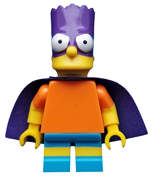 sim031 - Bartman, The Simpsons, Series 2 (Minifigure Only without Stand and Accessories)