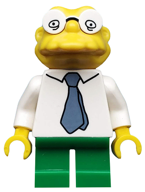 sim036 - Hans Moleman, The Simpsons, Series 2 (Minifigure Only without Stand and Accessories)