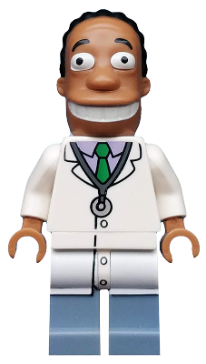 sim042 - Dr. Hibbert, The Simpsons, Series 2 (Minifigure Only without Stand and Accessories)