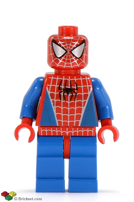 spd001 - Spider-Man 1 - Blue Arms and Legs, Silver Webbing