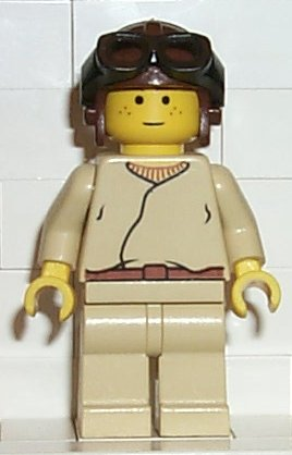 sw0007 - Anakin Skywalker (Brown Aviator Cap)