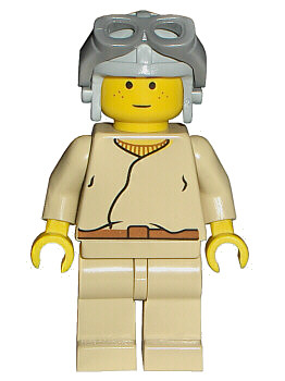 sw0008 - Anakin Skywalker (Light Gray Aviator Cap)