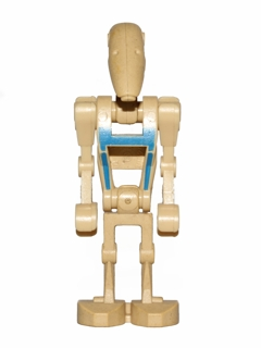 sw0065 - Battle Droid Pilot - Tan Torso with Blue Insignia, Angled Arms