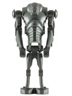 sw0092 - Super Battle Droid - Pearl Dark Gray, Wide Head