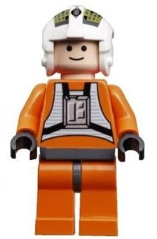 sw0094 - Rebel Pilot Y-wing (Jon 'Dutch' Vander, Gold Leader) - Light Nougat Head