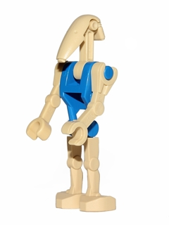 sw0095 - Battle Droid Pilot - Blue Torso, Angled Arm and Straight Arm