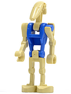 sw0095a - Battle Droid Pilot - Blue Torso, Angled Arms