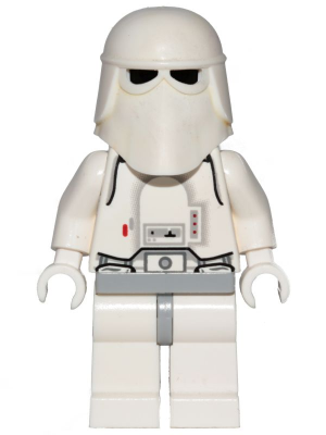 sw0115 - Snowtrooper, Light Bluish Gray Hips, White Hands (Hoth Stormtrooper)