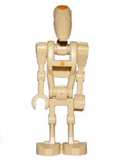 sw0415 - Battle Droid Commander - Tan with Dot, Angled Arm and Straight Arm