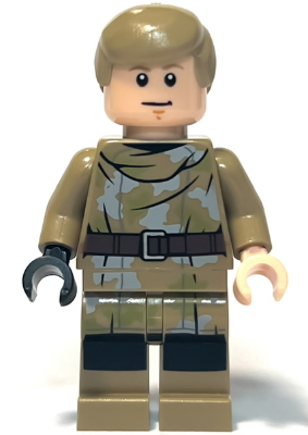 sw1312 - Luke Skywalker - Dark Tan Endor Outfit, Hair
