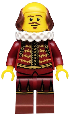 tlm008 - William Shakespeare, The LEGO Movie (Minifigure Only without Stand and Accessories)