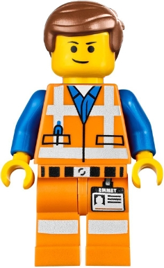 tlm087 - Emmet - Lopsided Closed Mouth Smile, without Piece of Resistance