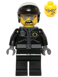 tlm098 - Bad Cop - Head with Crooked Smile