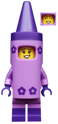 tlm152 - Crayon Girl, The LEGO Movie 2 (Minifigure Only without Stand and Accessories)