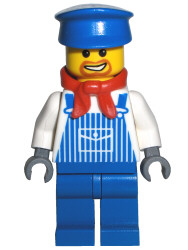 trn131 - Engineer Max with Dark Bluish Gray Hands