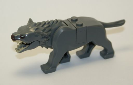 lor-Wargpb01c01 - Dark Bluish Gray Warg - The Hobbit