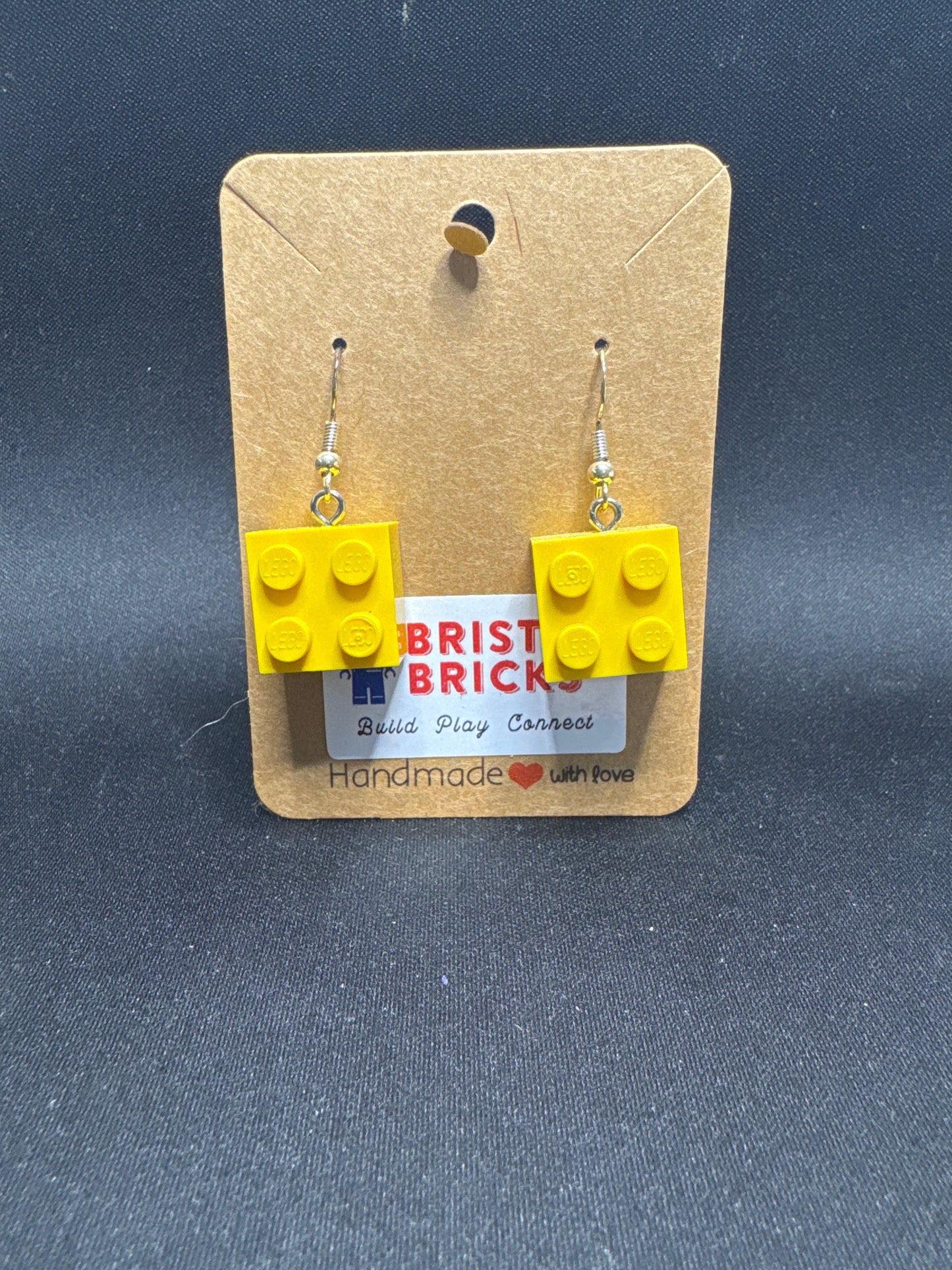 A069 - 2x2 Brick Earrings