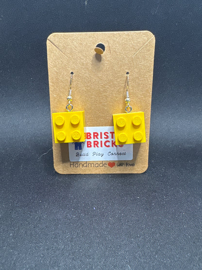 A069 - 2x2 Brick Earrings