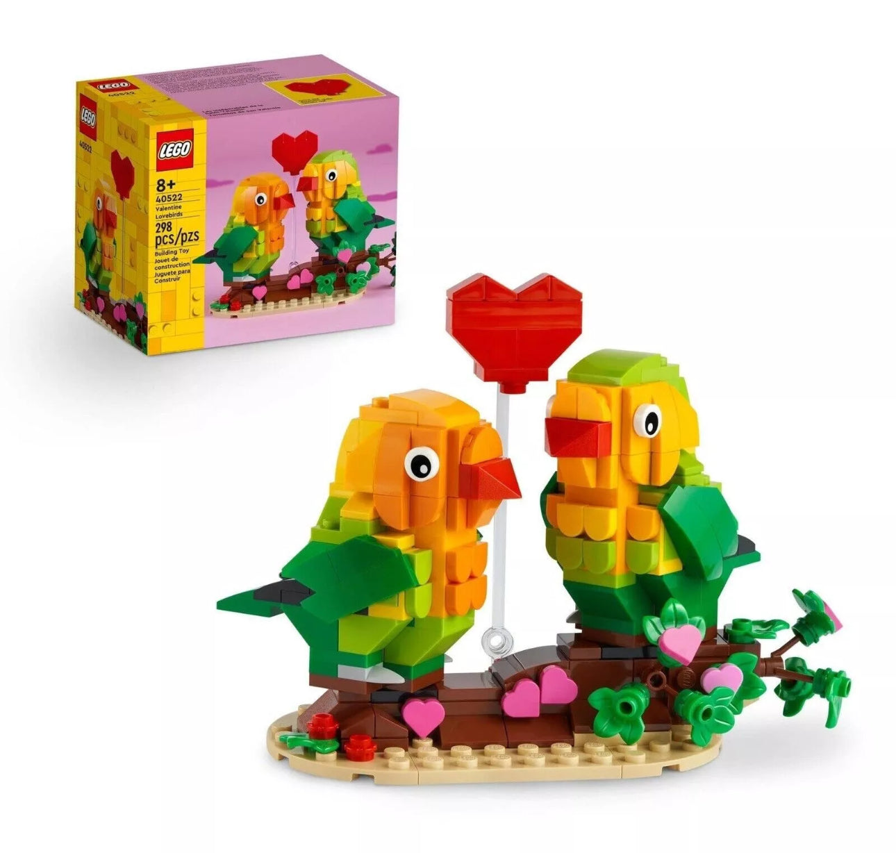 u40522 - Valentine Lovebirds (Pre-Built)