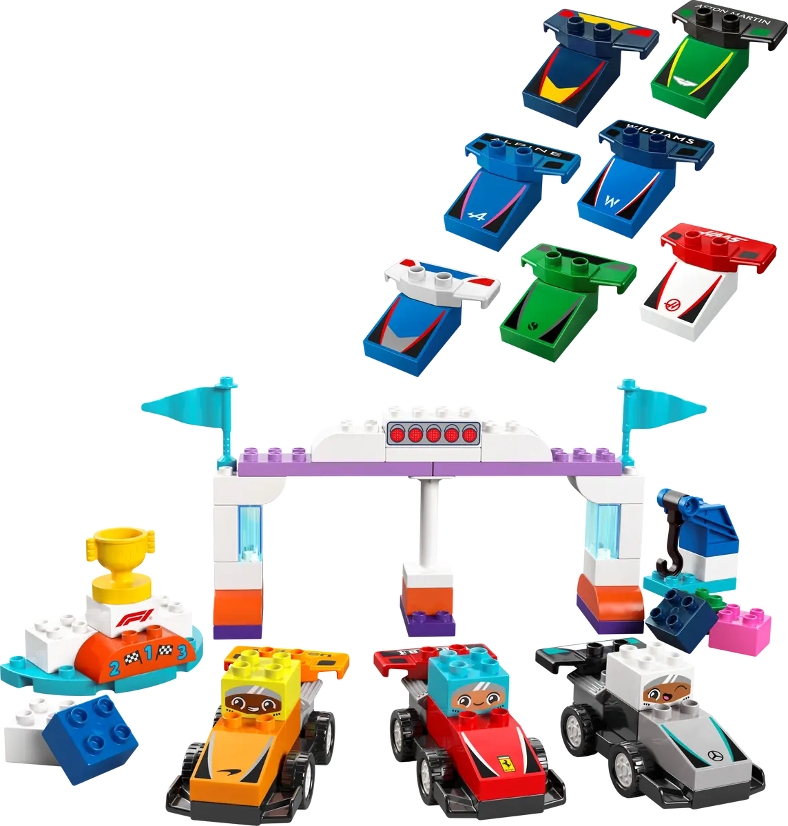10445 - F1 Team Race Cars & Drivers - ND