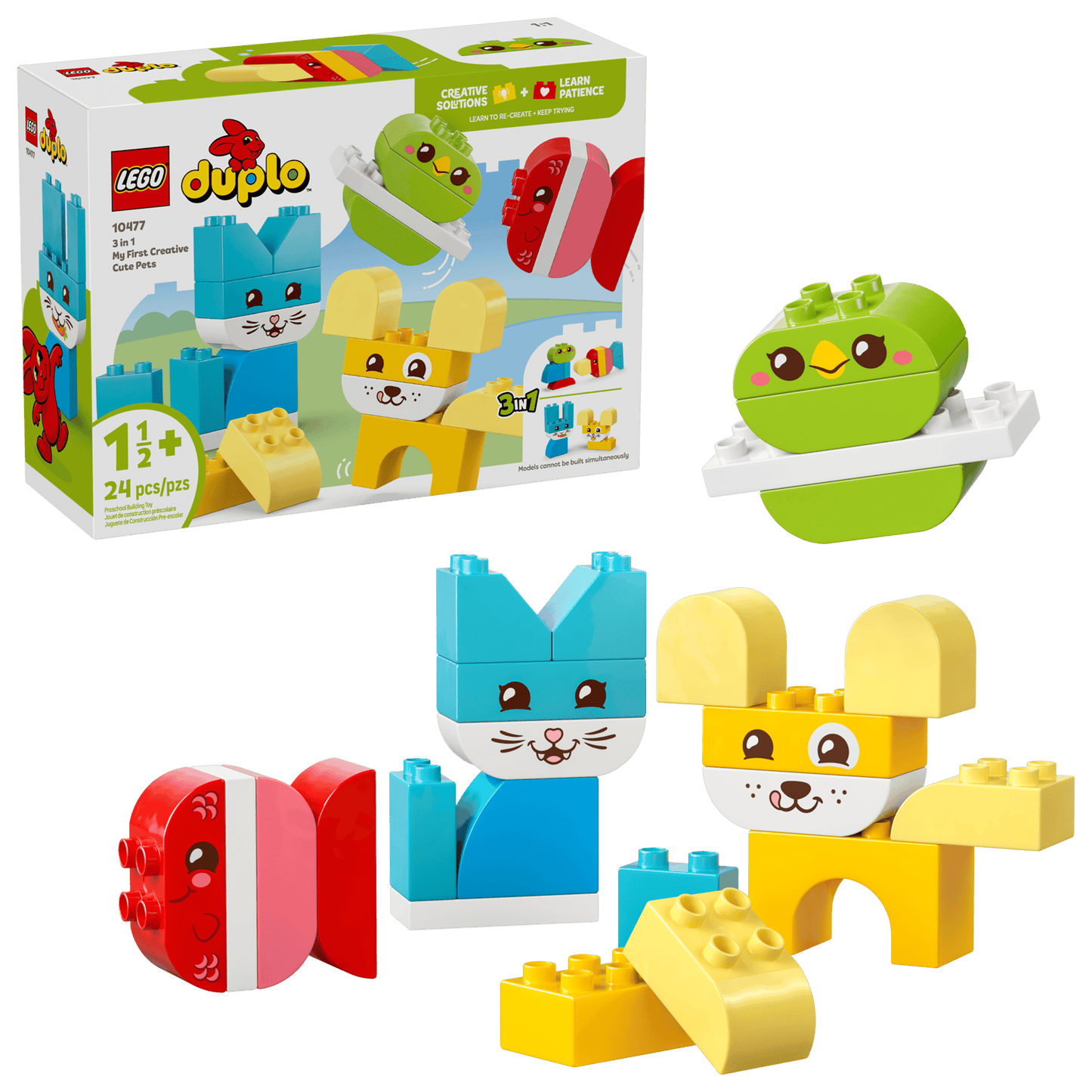 10477 - 3 in 1 Creative Cute Pets