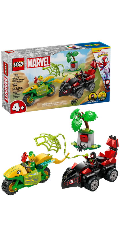 11198 - Spin and Electro Dinosaur Vehicle Chase