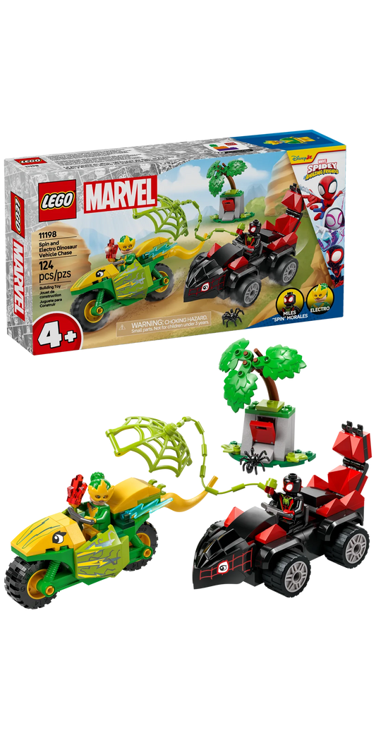 11198 - Spin and Electro Dinosaur Vehicle Chase