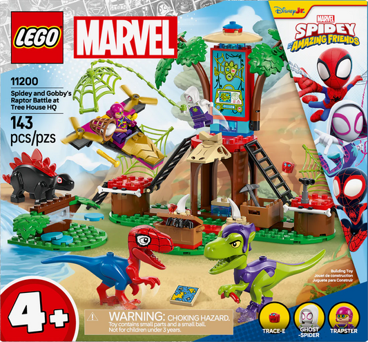 11200 - Spidey and Gobby's Raptor Battle at Tree House HQ