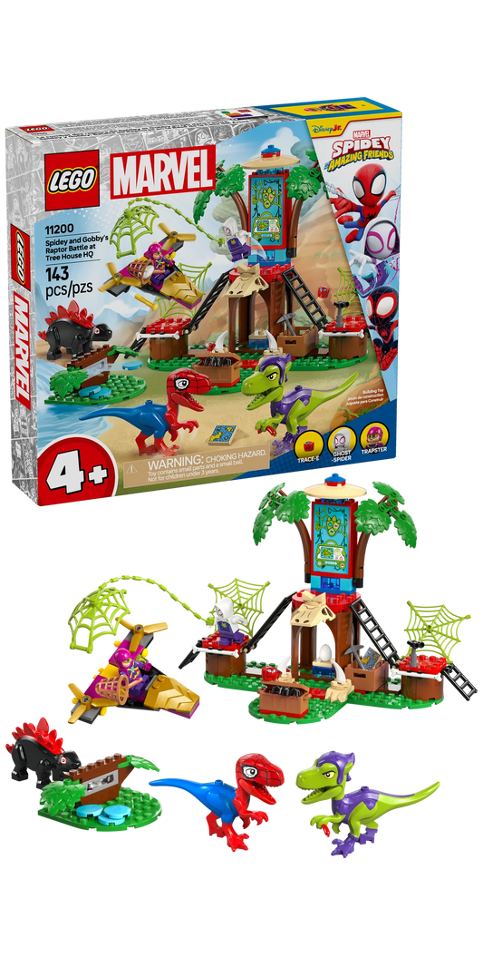 11200 - Spidey and Gobby's Raptor Battle at Tree House HQ