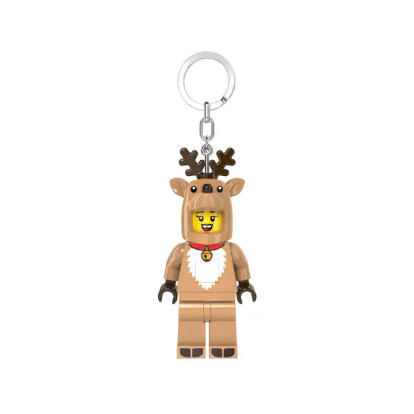 Merch034 - Reindeer Costume Girl Keychain Light